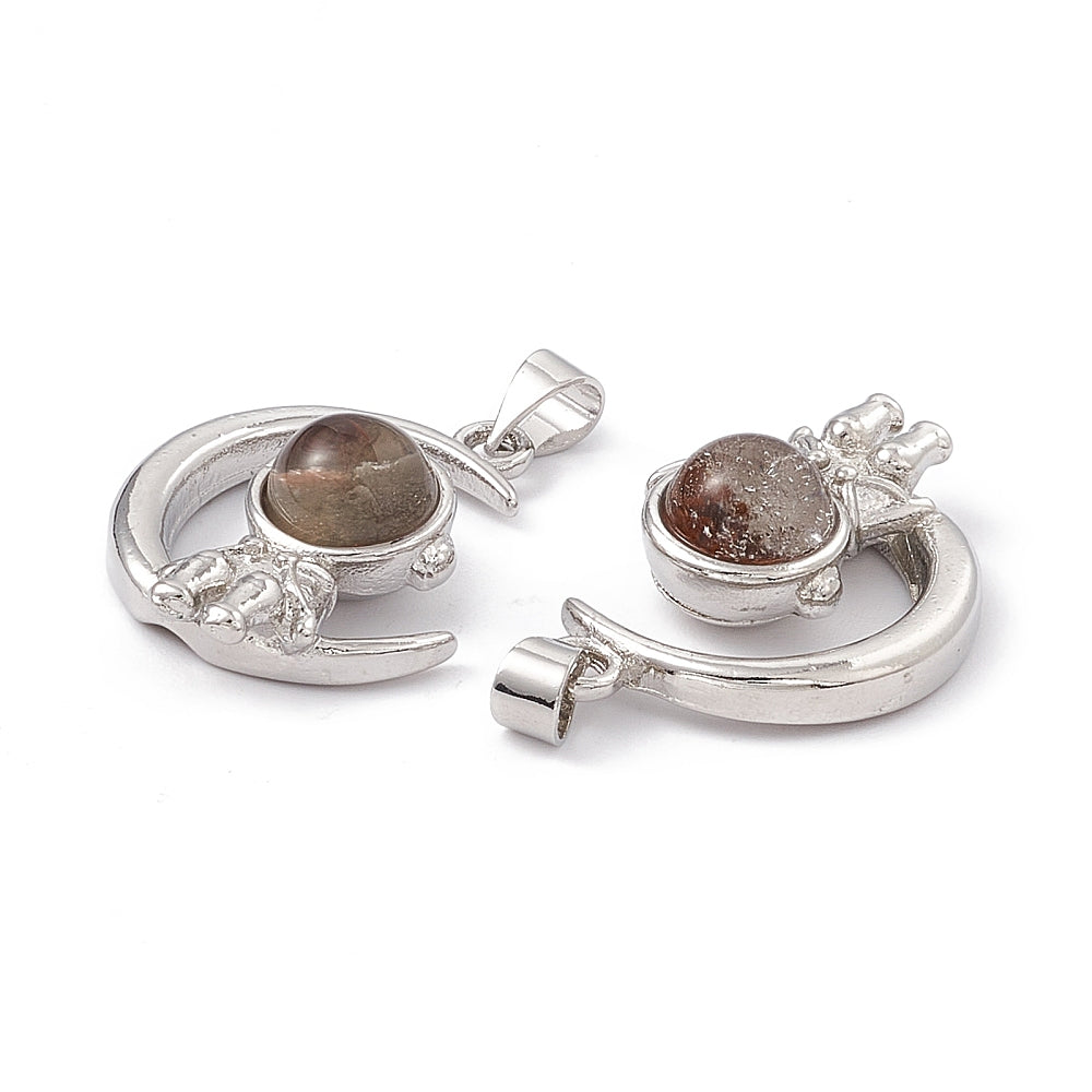 Lodolite Moon Necklace