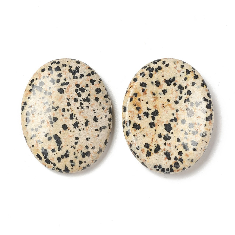 Dalmatian Jasper Palm Stone