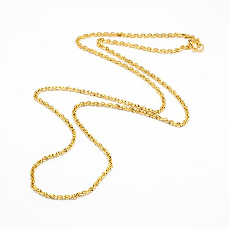 Yellow Jade Donut Necklace