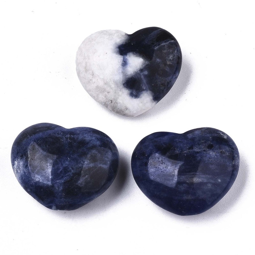 Sodalite Tiny Heart Stone