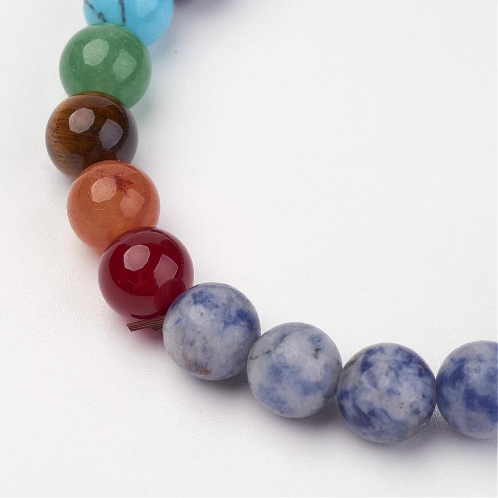 Sodalite Chakra Beaded Bracelet