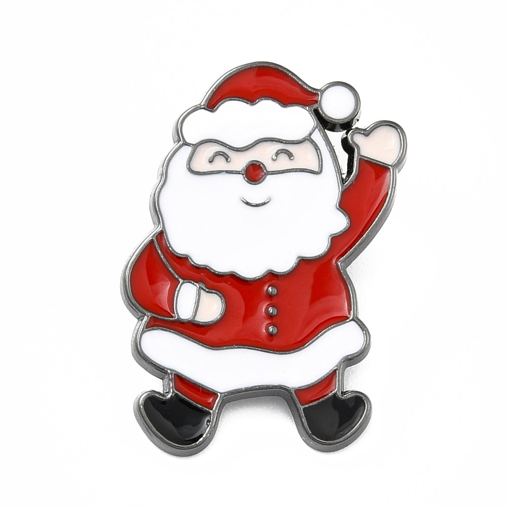 Santa Claus Enameled Pin