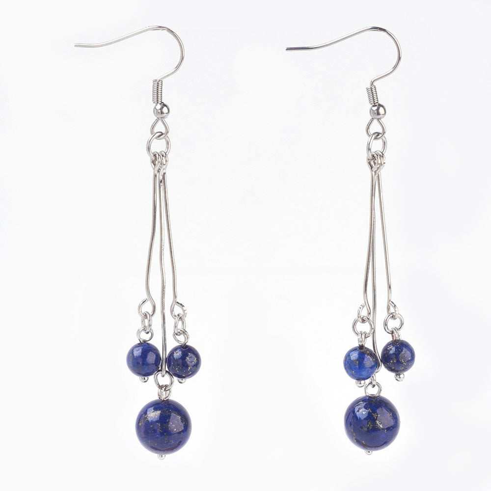 Lapis Lazuli Dangle Earrings