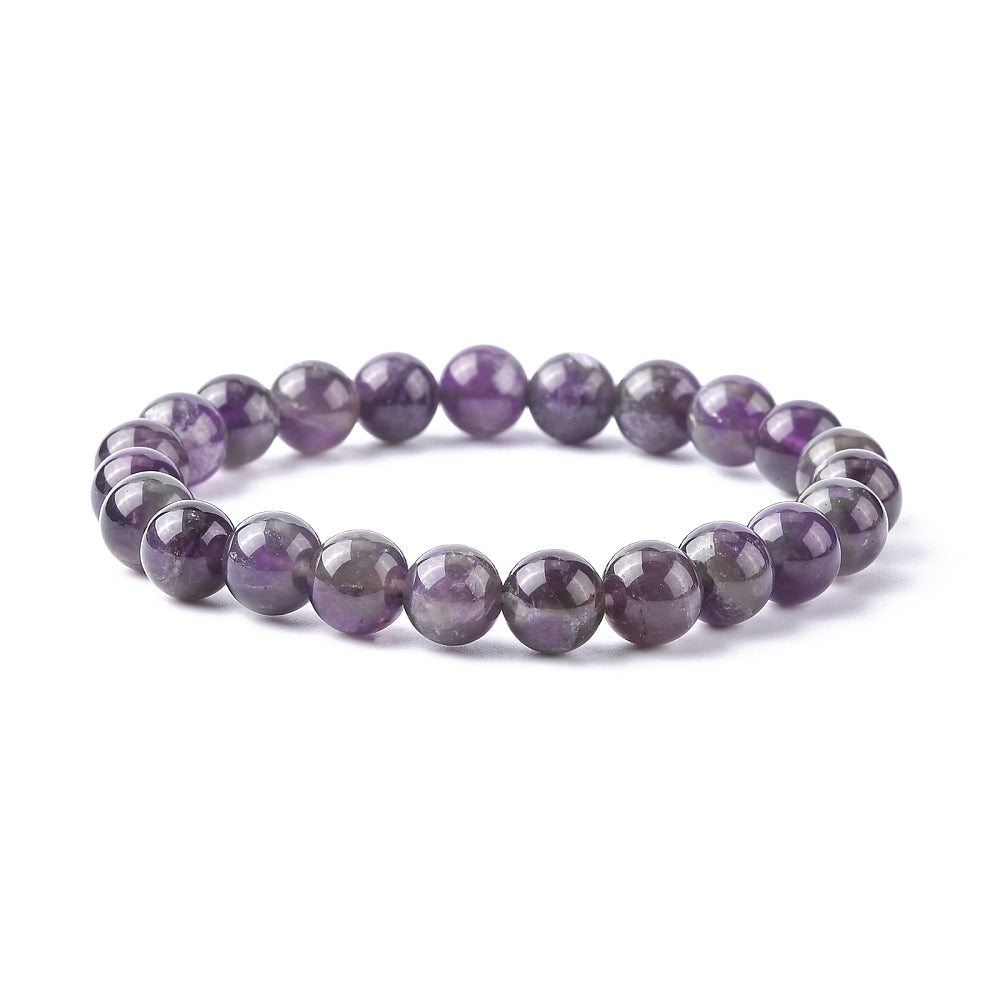 Amethyst Beaded Bracelet