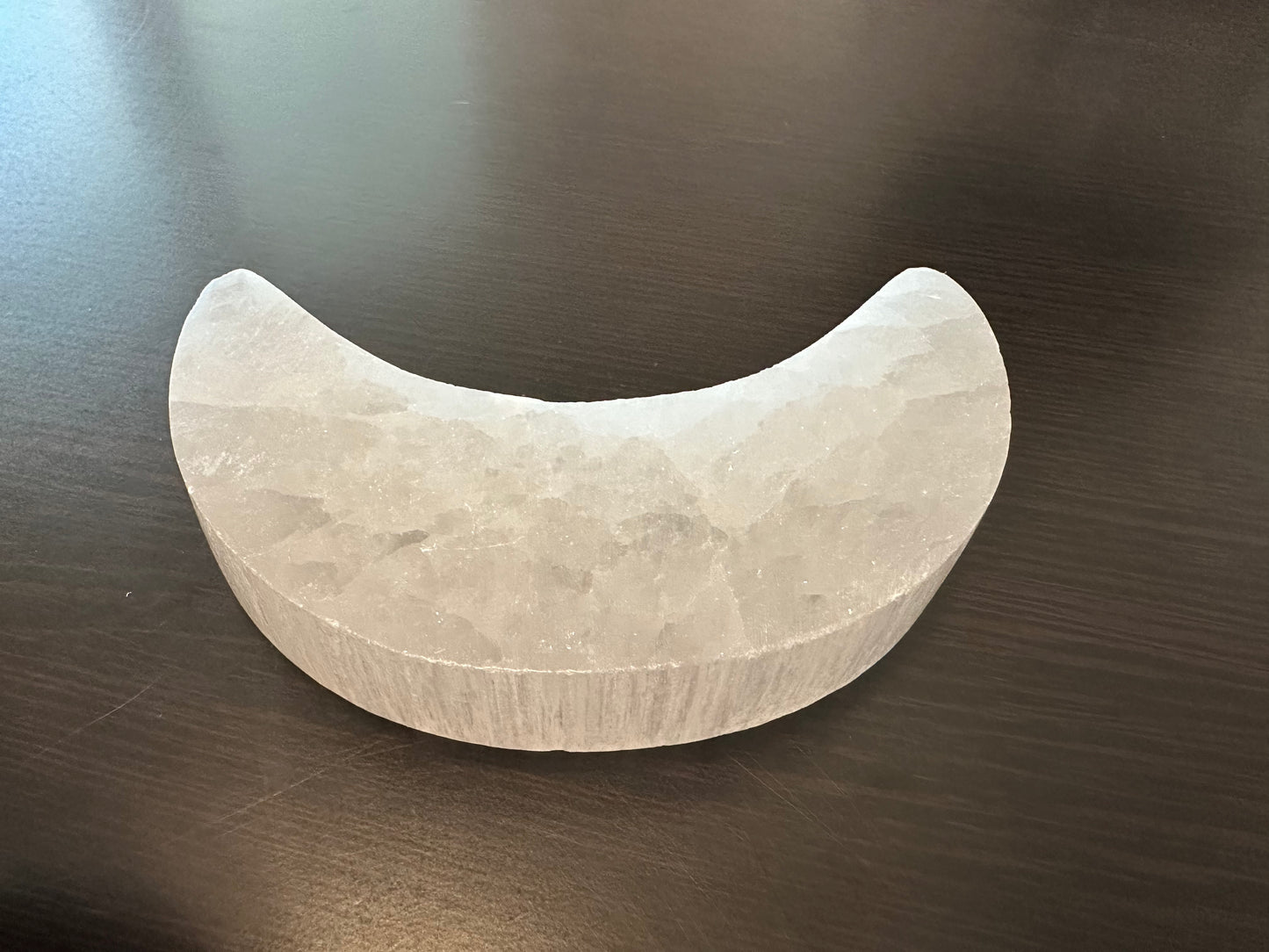 Selenite Moon 3"