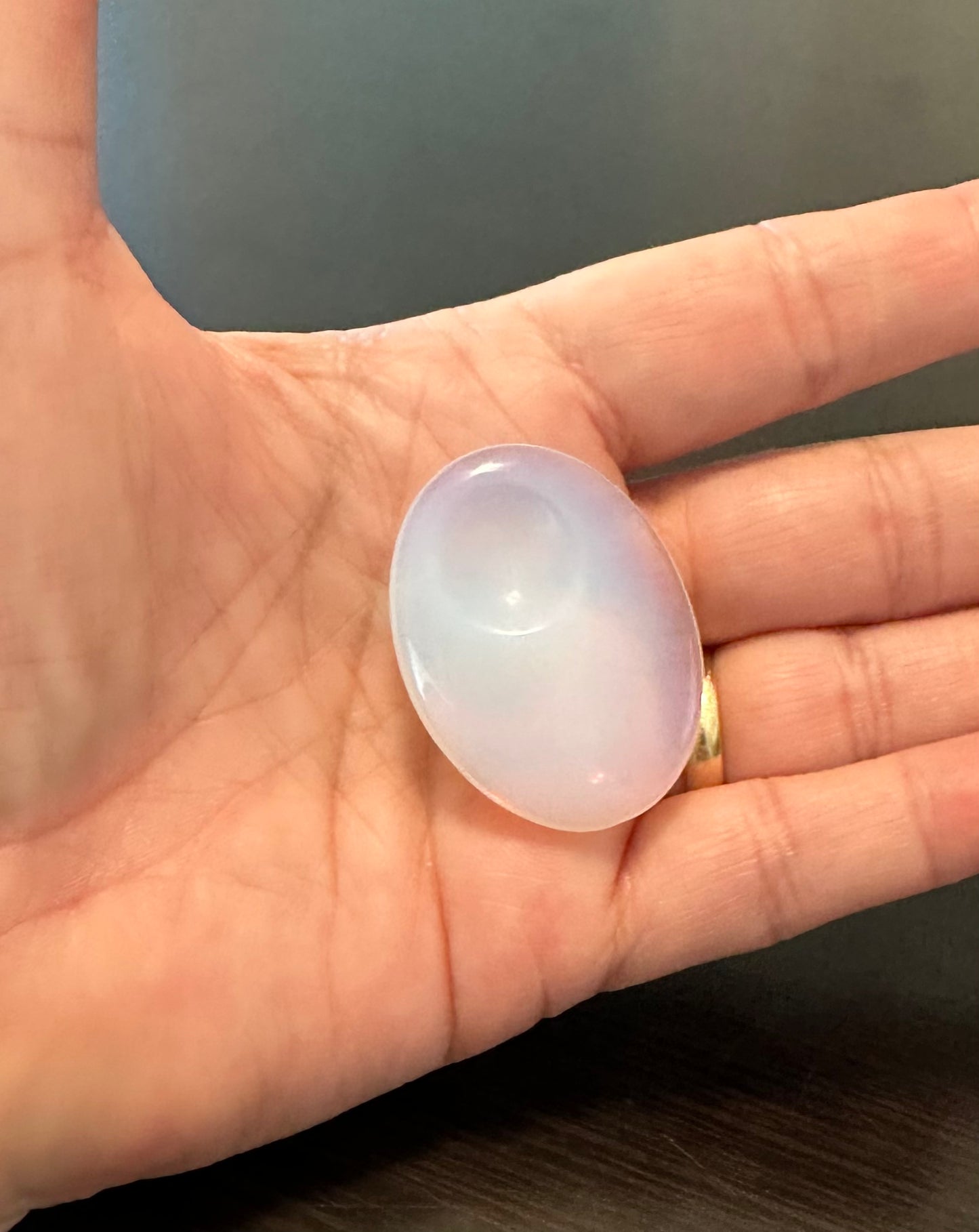 Opalite thumb stone
