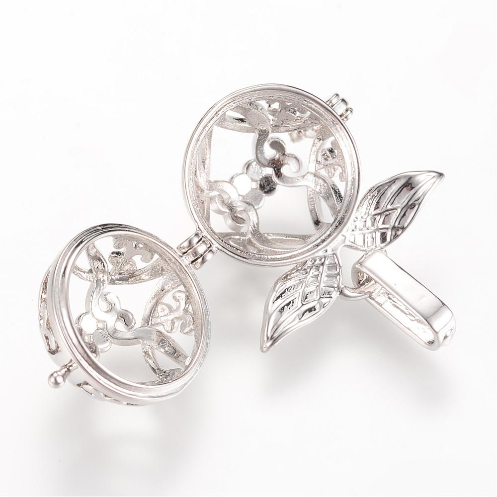 Winged Chime Cage Necklace