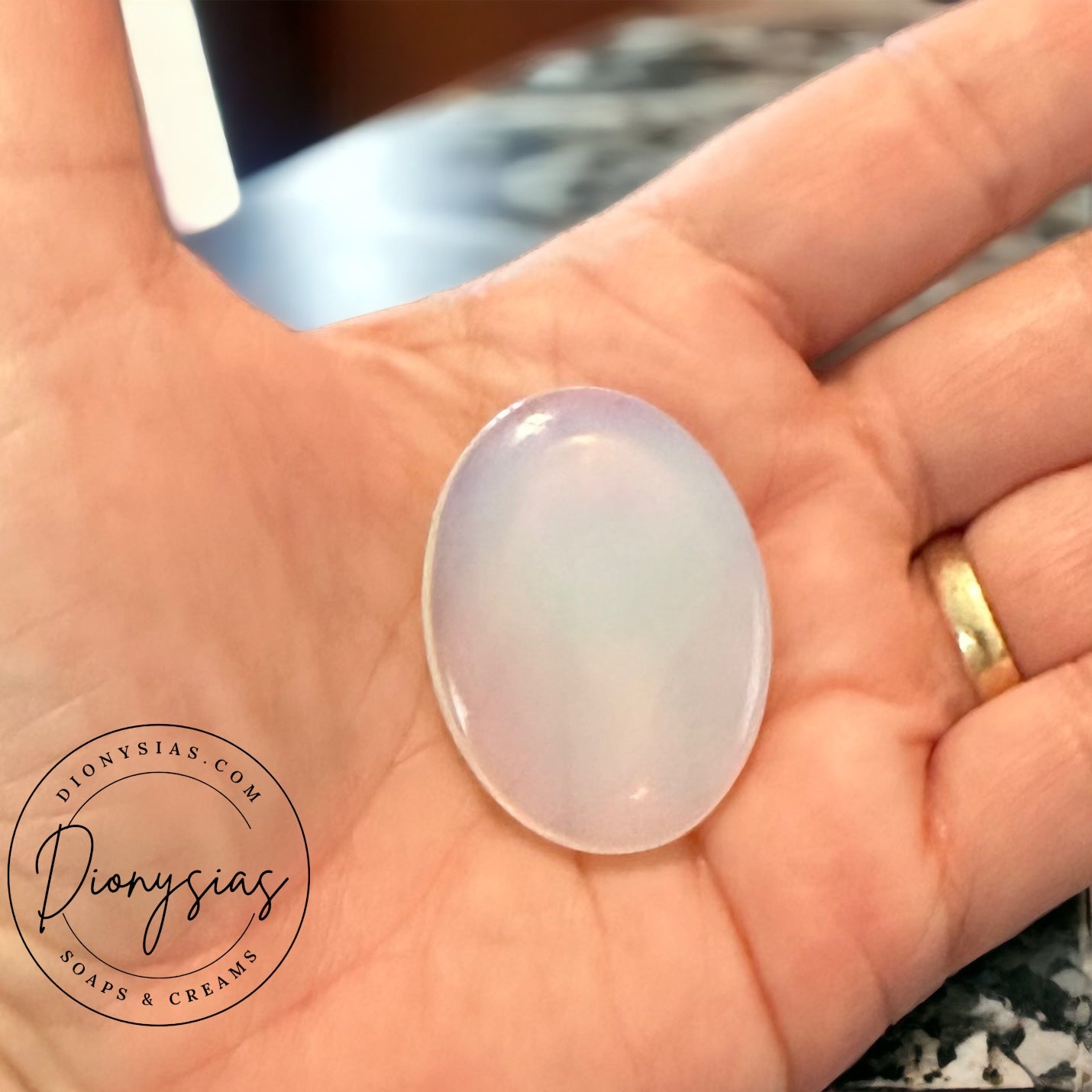 Opalite thumb stone