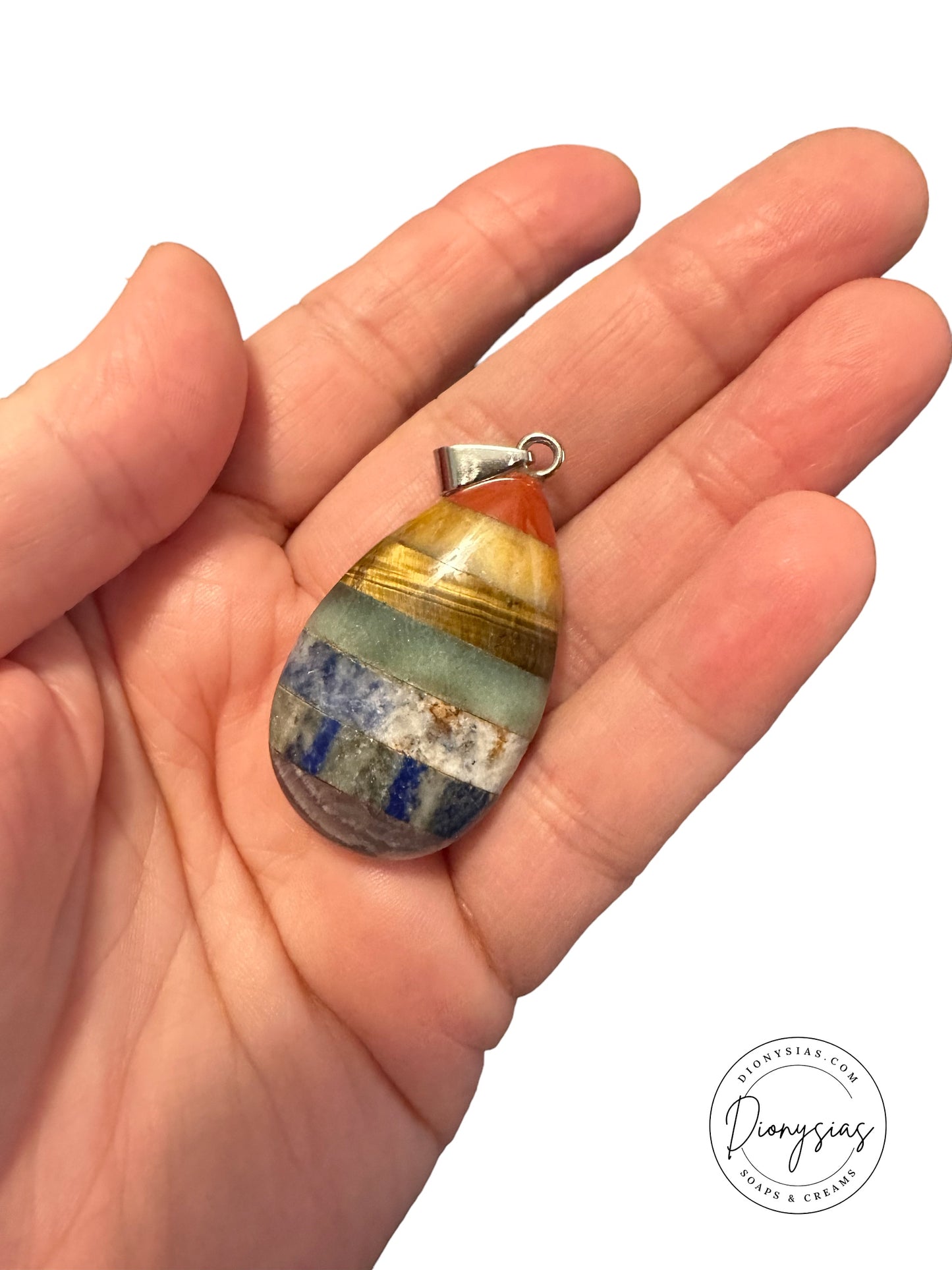 Chakra Teardrop Pendant