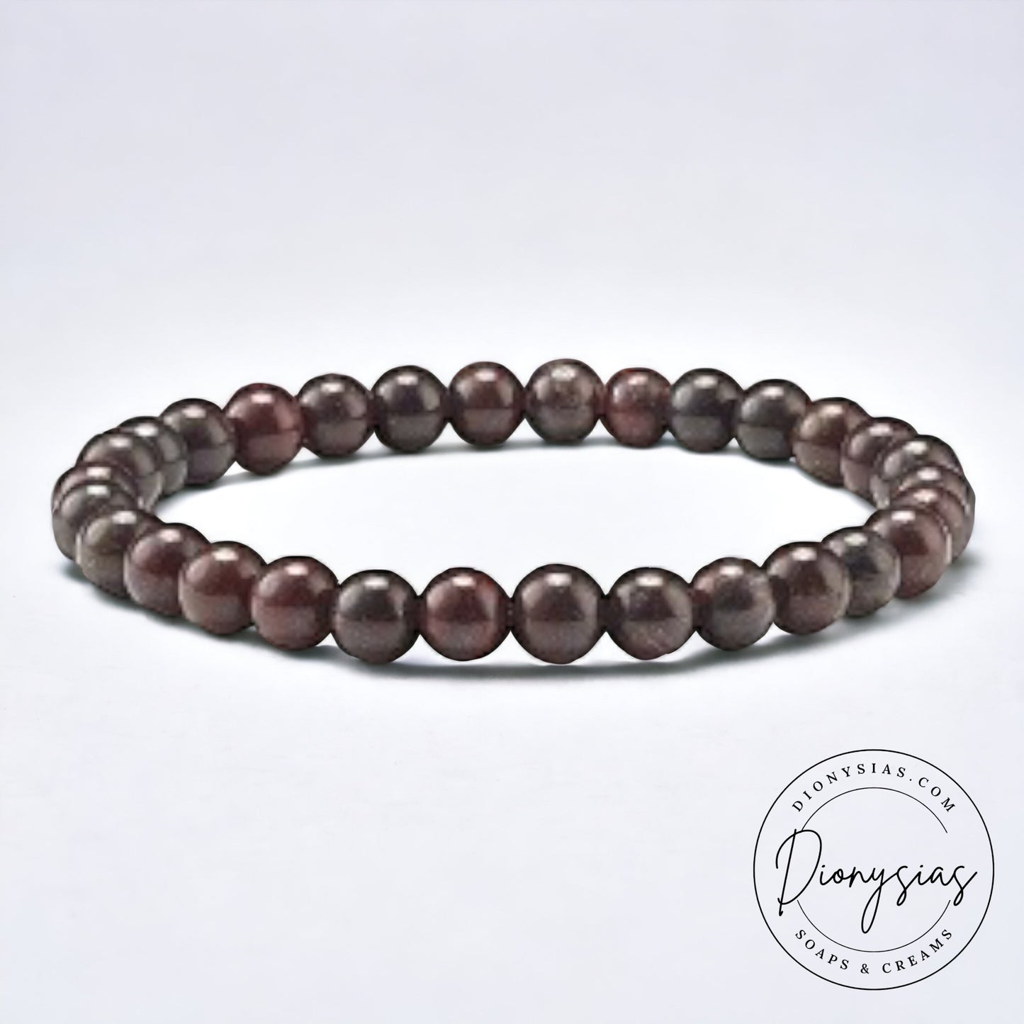 Bloodstone Beaded Bracelet