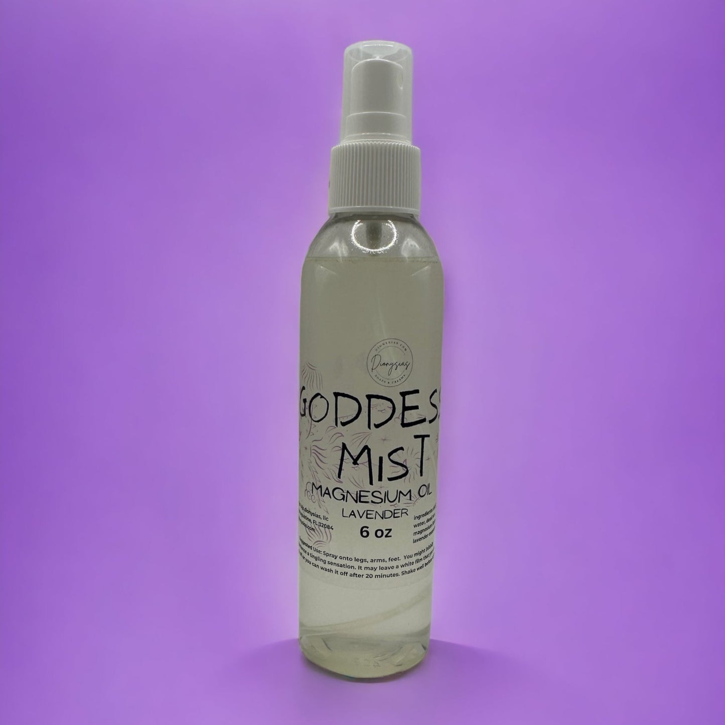 Goddess Mist magnesium oil lavender