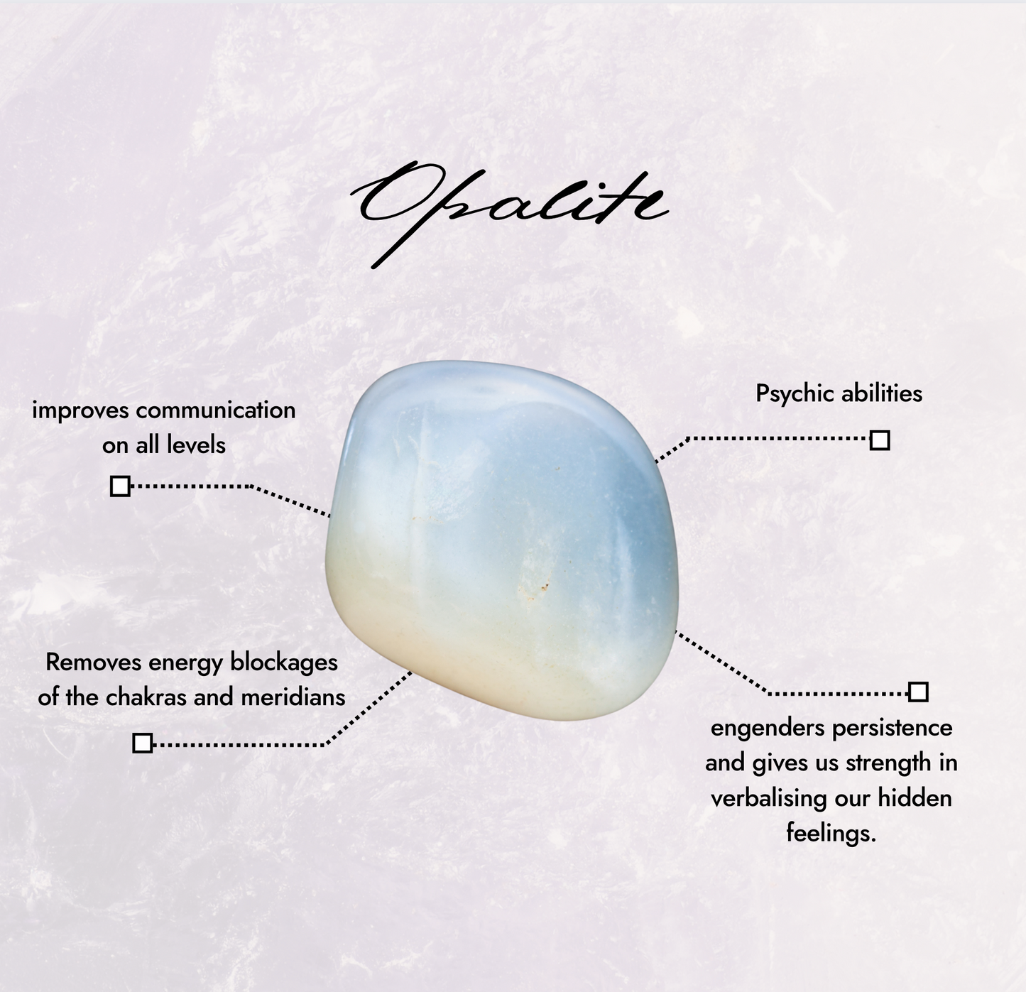 Opalite Tumbled Stone