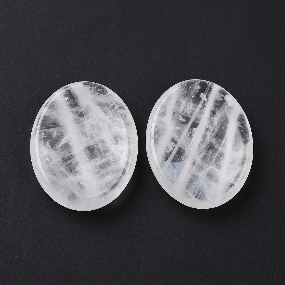 Clear Quartz Palm Stone