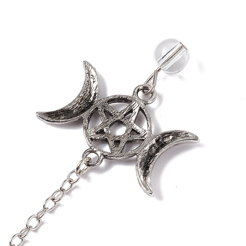 Clear Quartz Chakra Dowsing Pendant