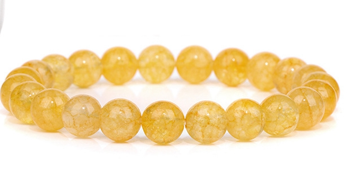 Citrine Beaded Bracelet