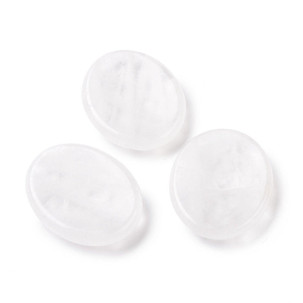 Clear Quartz Palm Stone