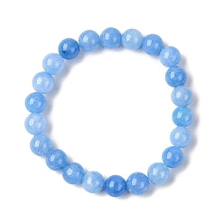 Aquamarine Beaded Bracelet