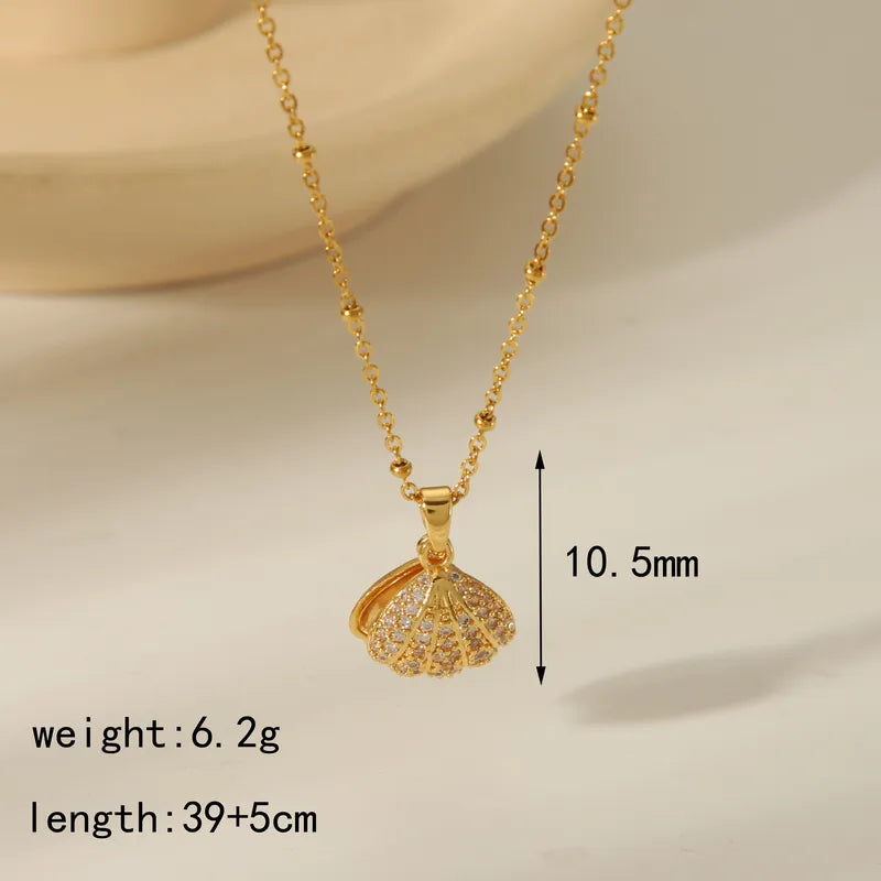 Seashell & Pearl Necklace