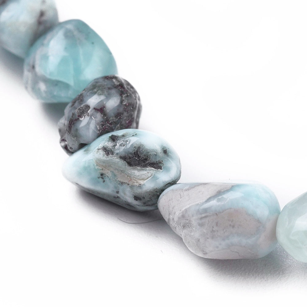 Larimar Tumbled Stone Nugget Bracelet