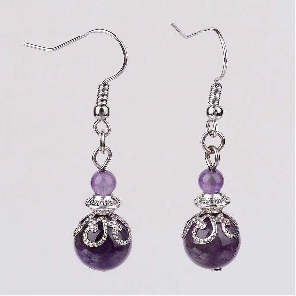 Amethyst Dangle Earrings