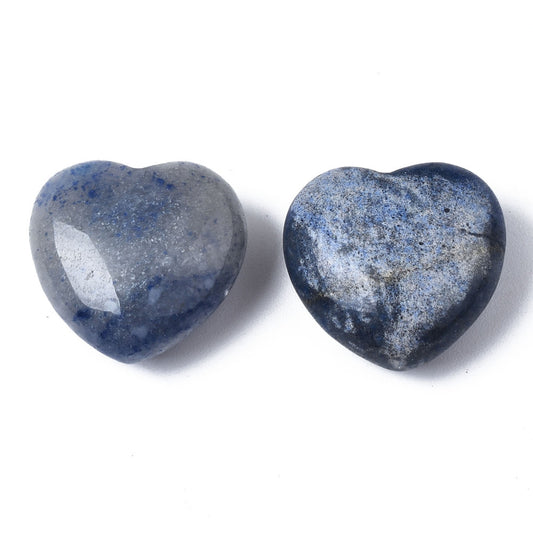 Kyanite Small Heart Palm Stone