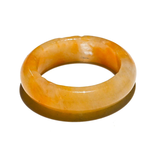 Yellow Jade Ring