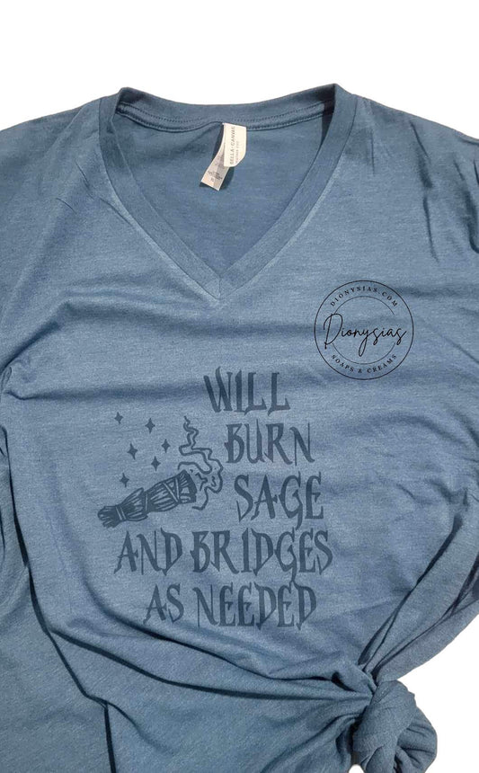 Dionysias LOGO Burn Sage & Bridges T Shirt