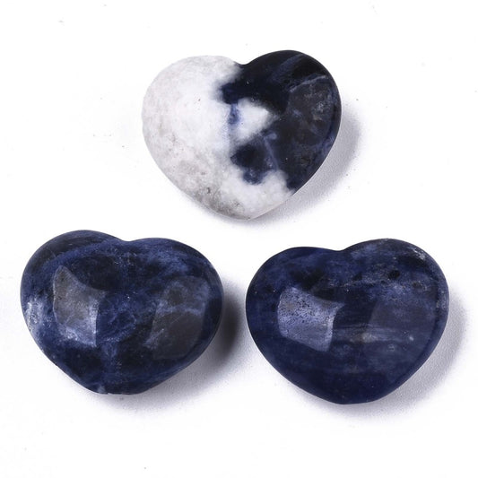 Sodalite Tiny Heart Stone