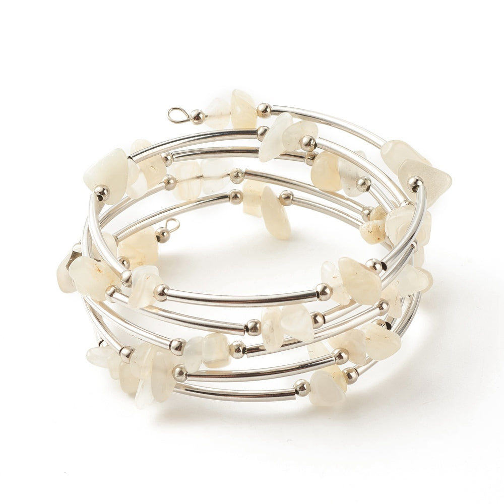 Moonstone Wrap Bracelet