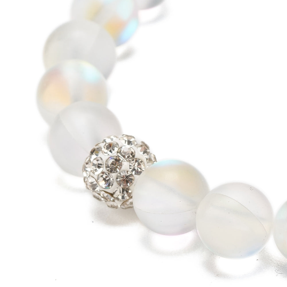 Moonstone Beaded Bracelet