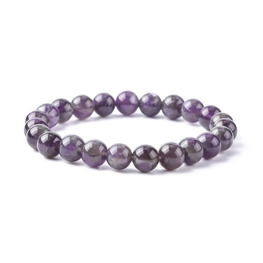 Amethyst Beaded Bracelet
