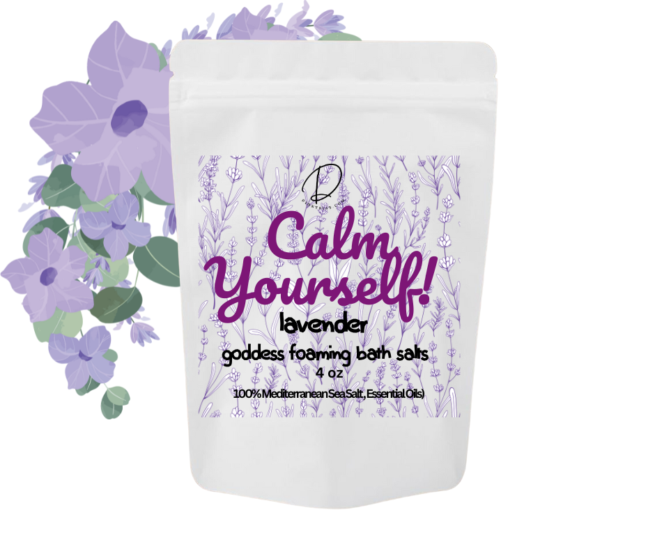 Calm Yourself! (goddess bath dust)