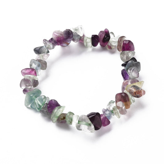 Fluorite Chip Bracelet