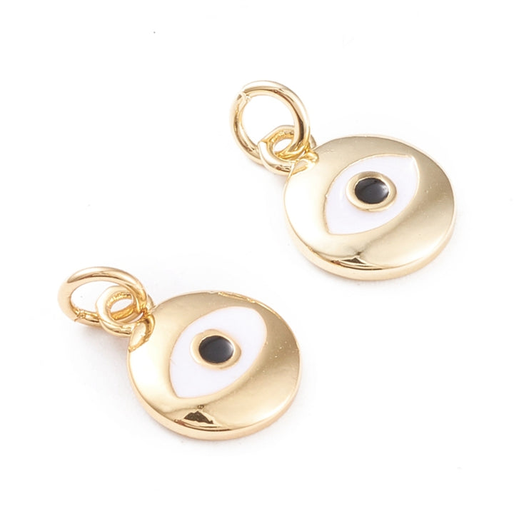 Evil Eye Enamel Charm