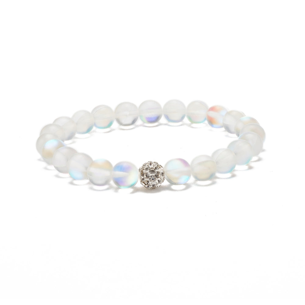 Moonstone Beaded Bracelet