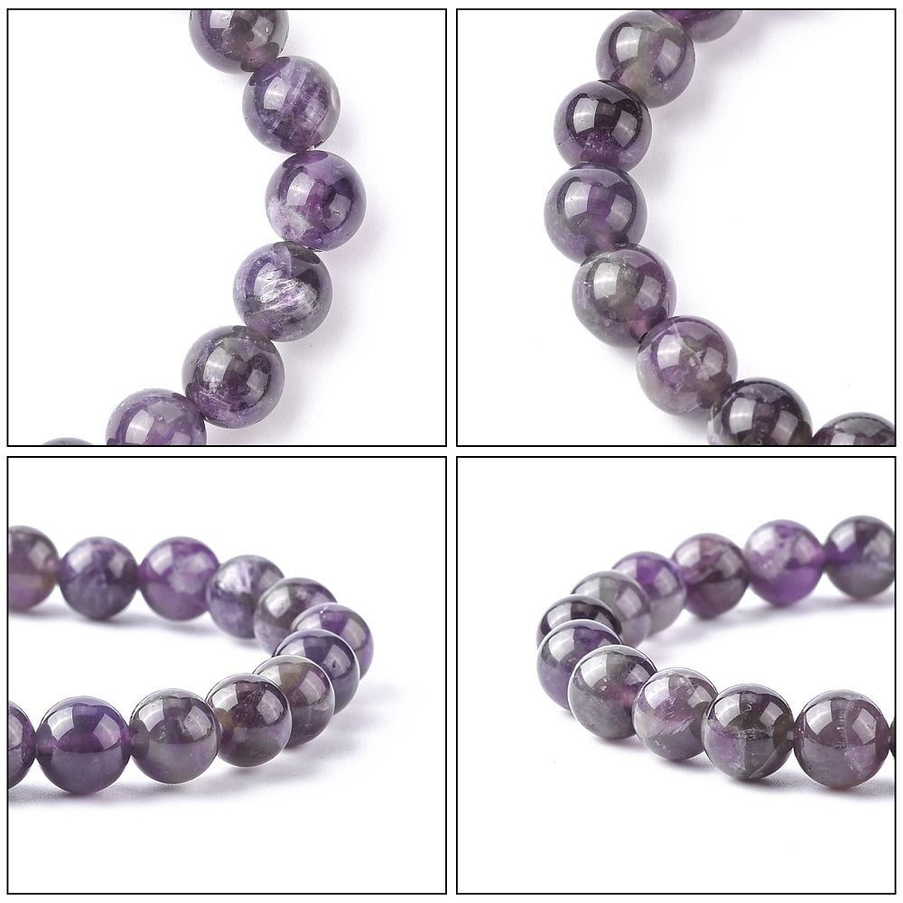 Amethyst Beaded Bracelet