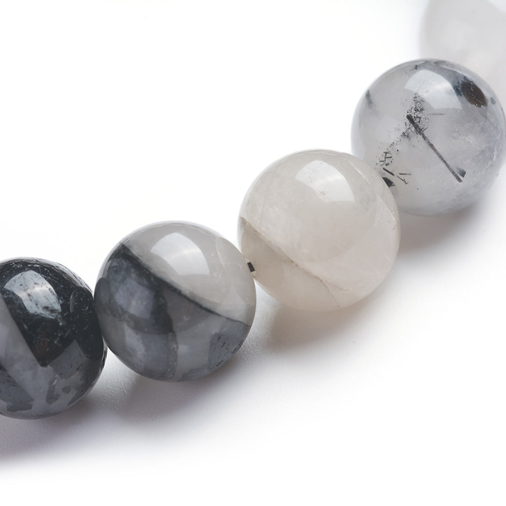Tourmaline Quartz Beaded Bracelet