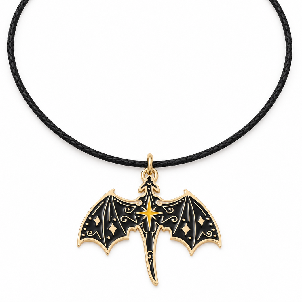 Enamel Dragon Necklaces