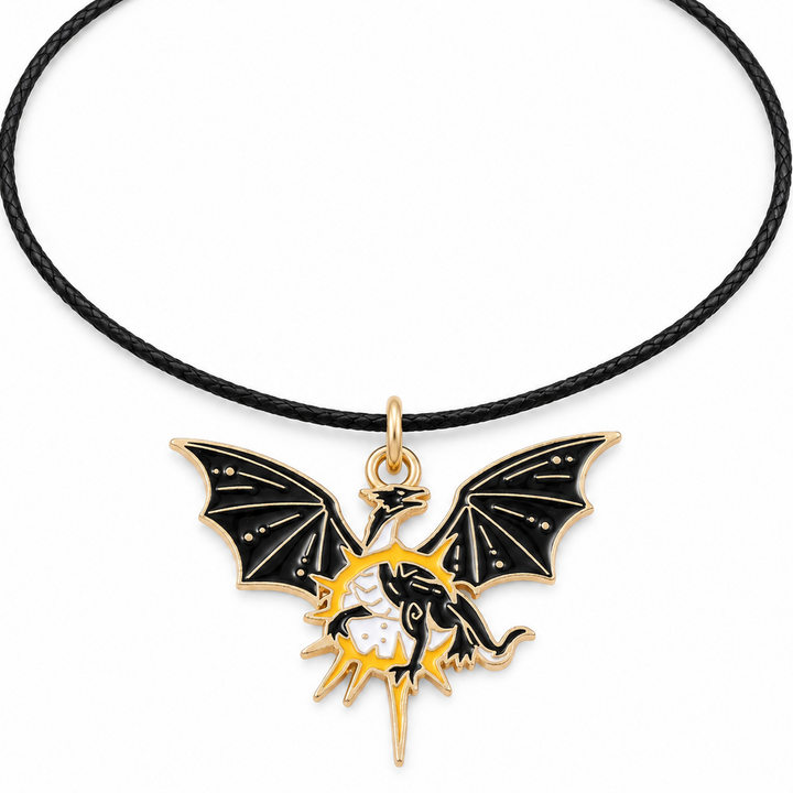 Enamel Dragon Necklaces