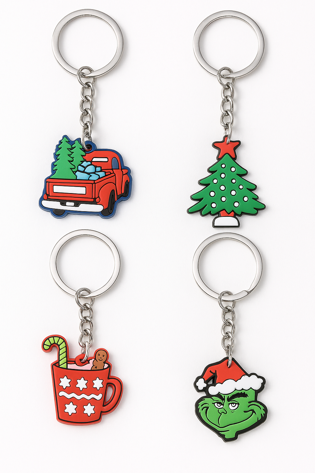 Holiday Cheer Keychain Set (4-Pack)