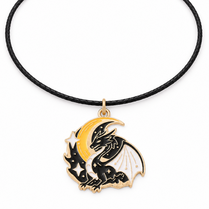Enamel Dragon Necklaces