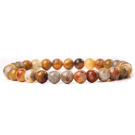 Crazy Lace Agate Bracelet