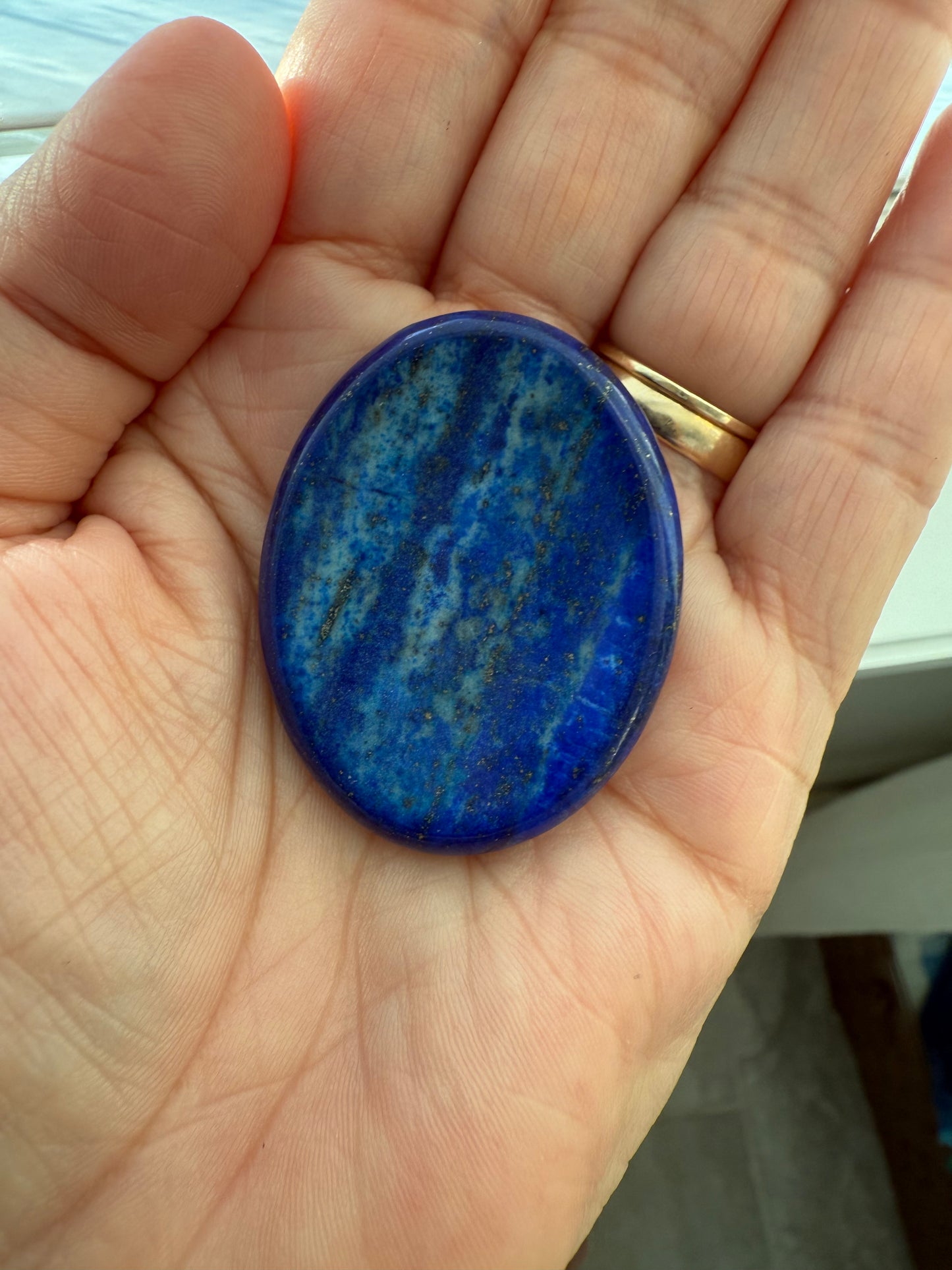 Lapis Lazuli Palm Stone
