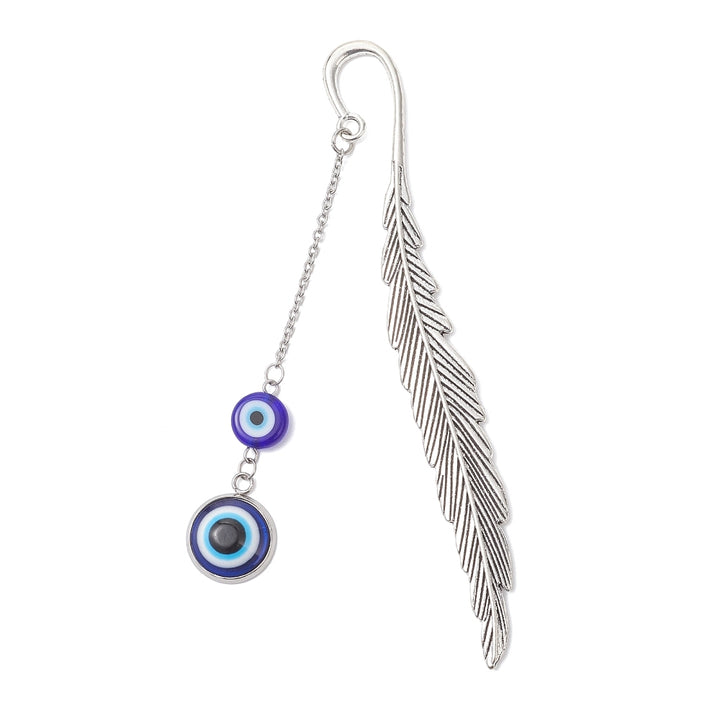 Evil Eye Feather Bookmark