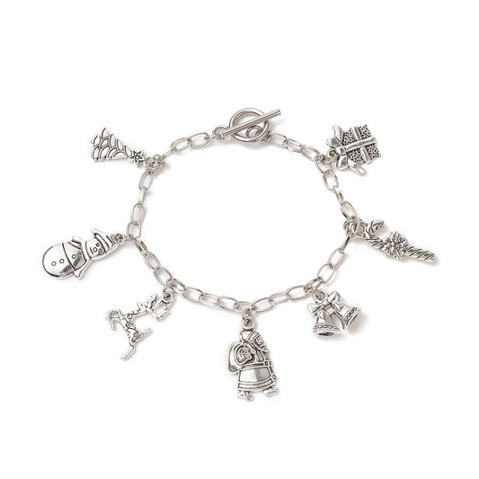 Christmas Charm Chain Bracelet