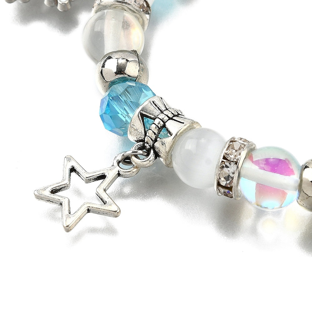 Winter Snowflake Charm Bracelet