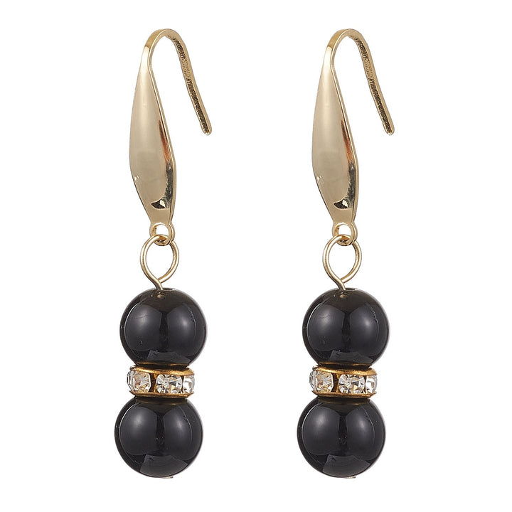 Midnight Spark Onyx Earrings