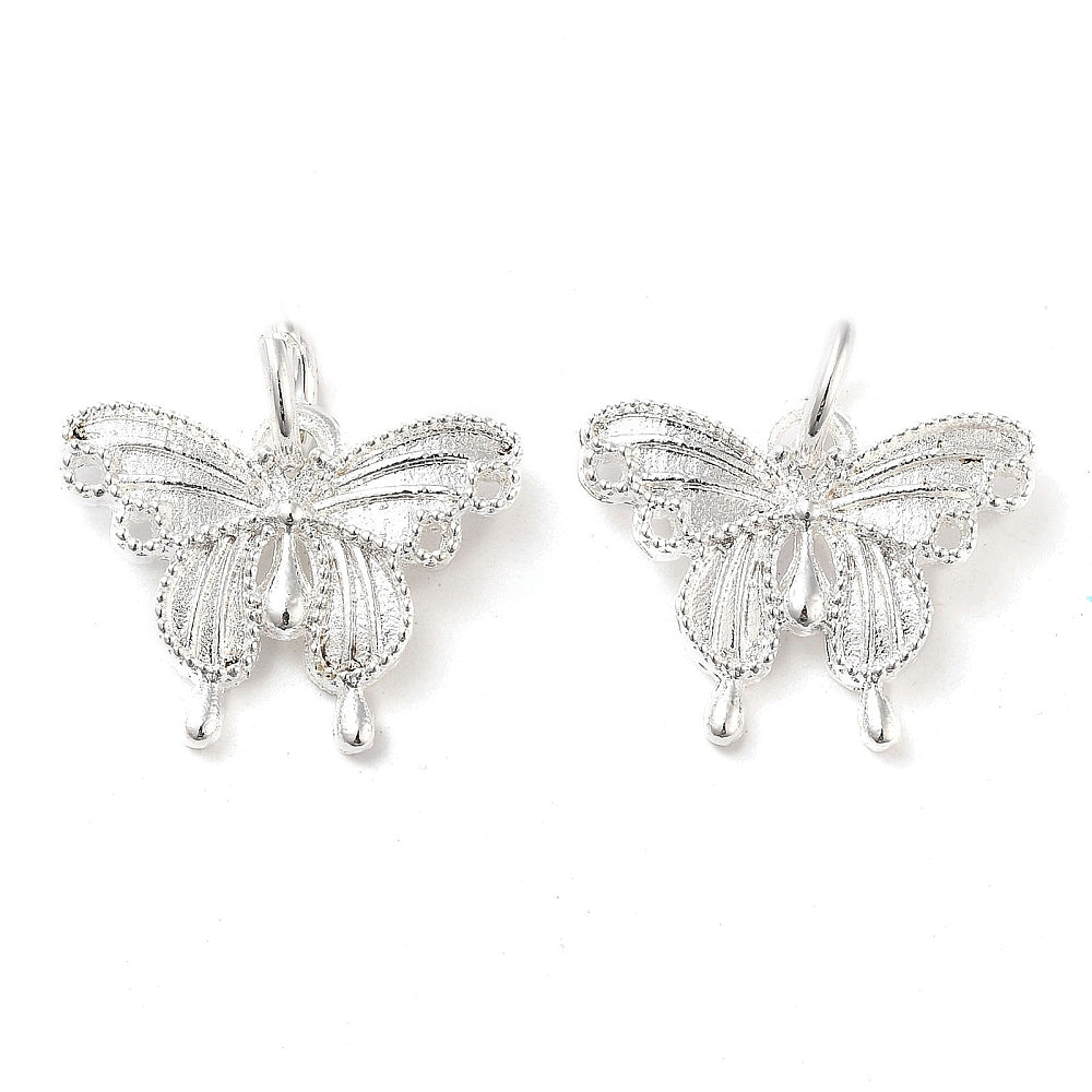 Silver Butterfly Charm