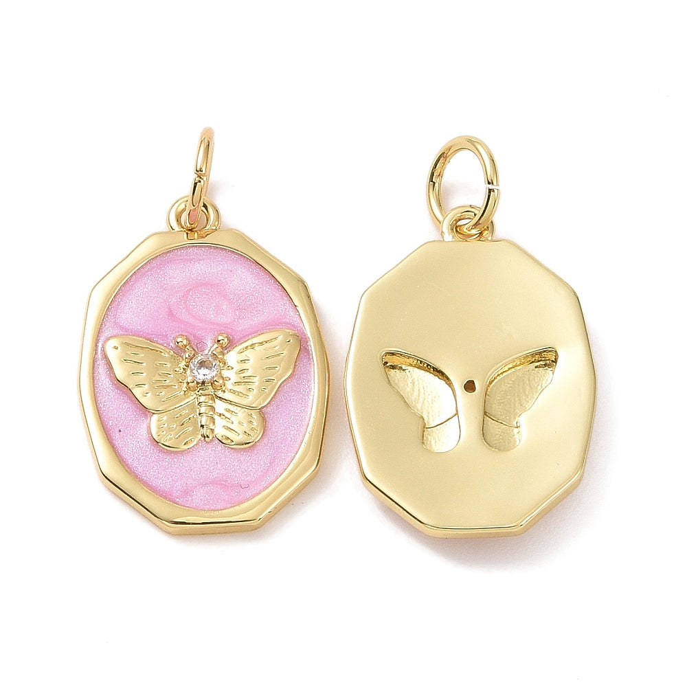Gilded Butterfly Charm