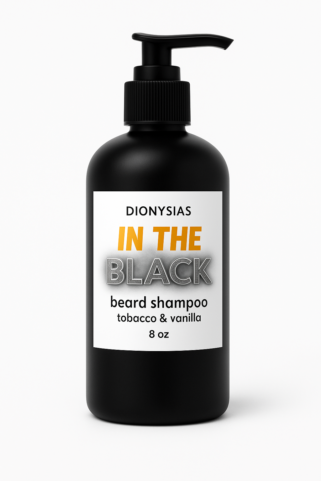 In The Black beard shampoo